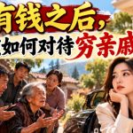 某公众号付费文章：有钱之后，该如何对待穷亲戚？